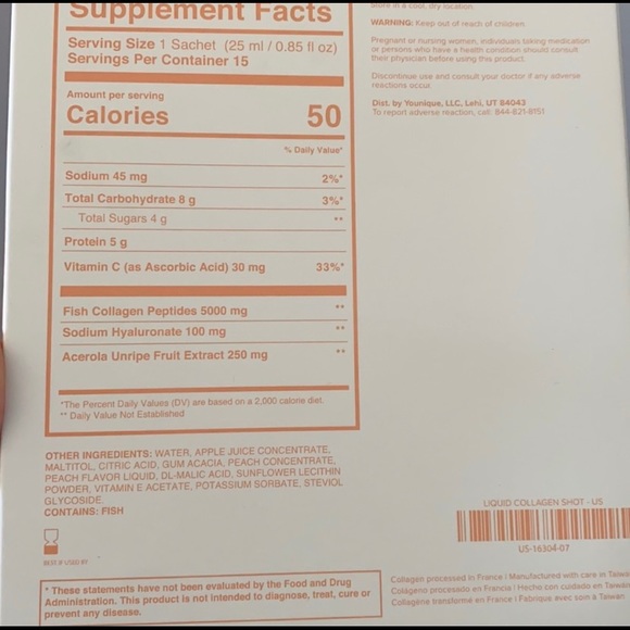 Younique Daily You Collagen Shots 15 count - Picture 2 of 4